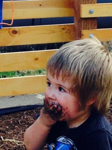 Sand is not part of a well-balanced diet, Bean!